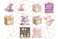 Haunted Sweet Shoppe PNG Clipart, Pastel Halloween Bakery Product Image 8