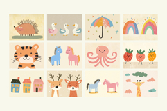Playful Nursery Prints Wall Art Cute Printable Posters Product Image 3
