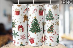 Christmas Tree Tumbler Wrap -High Quality 300 Dpi Product Image 1