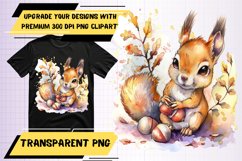 Delightful Watercolor Fauna Sublimation Clipart - Sub PNG Product Image 1