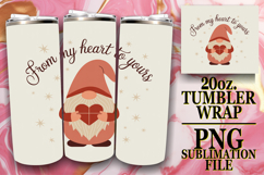 Happy Journeys 20oz tumbler wrap, Holiday Gnome Product Image 1