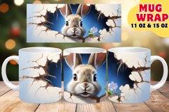 Whimsy in Every Sip: Animal Mug Wrap Sublimation Product Image 1