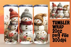 Christmas Tumbler Sublimation 20oz Gingerbread Design Product Image 1