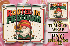 RADIANT DAYS 20oz TUMBLER WRAP, Juneteenth Product Image 1