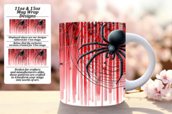 Joyful 15oz Mug Wrap Png Artwork , Halloween Product Image 1