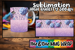 Sunshine bliss sublimation mug wrap, Leopard Prints Product Image 1
