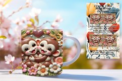 Sweet 15oz Mug Wrap Png Artwork , Sweet Animals Product Image 1