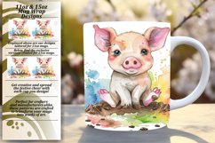 Vibrant Springtime Sublimation Mug Wraps 11oz/15oz Product Image 1