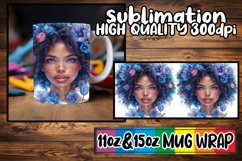 Inspirational Woman Portrait Mug Wrap Variety Product Image 1
