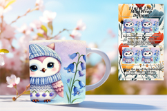Gorgeous 15oz Mug Wrap Png Design , Cute Animals Product Image 1