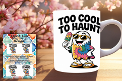 Warm 15oz Mug Wrap Png Artwork , Funny Ghost Product Image 1