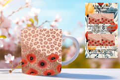 Chic 11oz Mug Wrap Png Artwork , Leopard Print Product Image 1