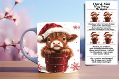 Creative 11oz Mug Wrap Png Artwork , Christmas Product Image 1