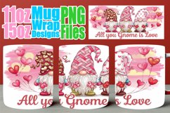 Lovely moments 11oz 15oz sublimation wrap, Love Gnome Product Image 1