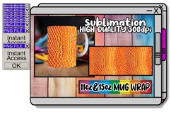 Polished Luxurious 3D Quilted Mug Design 11oz 15oz Product Image 1