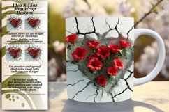 Blossom Beauty: 3D Heart Wrap Mug Assortment Product Image 1