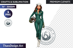 Alpine Winter Sports Fashion and Cabin Clipart PNG Product Image 1