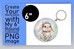 Dynamic Keychain Circle Design Artwork , Animals Product Image 1