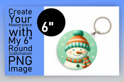 Lovely Round Design for Car Coasters , Snowman Product Image 1