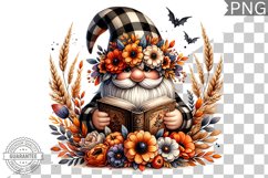 Halloween Gnome Sublimation - Clipart PNG Design Product Image 1