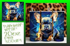 Dog Art Tumbler Wrap - Abstract 20oz Design Product Image 1
