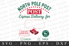 North Pole post Svg | Christmas svg Product Image 1