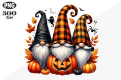 Halloween Gnomes Sublimation - Clipart PNG Design Product Image 1