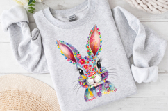 Cute Easter Bunny Clipart, Happy Easter Sublimation PNG Product Image 4