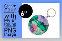 Playful Circle Design Keychain Artwork , Abstract Pattern Product Image 1