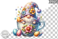 Easter Gnome Sublimation - Clipart PNG Design Product Image 1