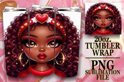 Gentle breezes 20oz tumbler wrap, Love Girl Product Image 1