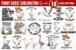 Funny Goose Sublimation Bundle PNG Product Image 1