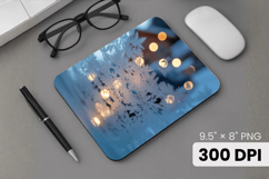 Winter Wonderland Snowflake PNG, Icy Tree Mouse Pad Design Product Image 1