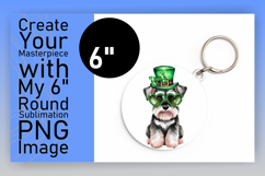 Elegant Keychain Round PNG Artwork , St Patrick Product Image 1