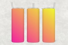 Ombre Gradient Tumbler Wrap Sublimation Product Image 1