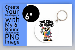 Elegant Circle Design for Sublimation , Funny Ghost Product Image 1