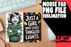 UNIQUE mouse pad Gift Magic, Just A Girl Product Image 1