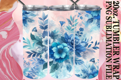 RADIANT SPIRITS 20oz TUMBLER WRAP, Watercolor Pattern Product Image 1