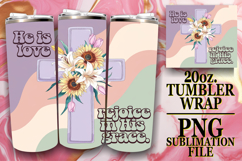 Vibrant dreams 20oz tumbler wrap, Cross Product Image 1