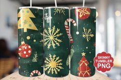 Christmas Tree Tumbler | Christmas Tumbler Wrap Product Image 1