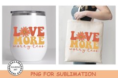 Retro sublimation designs, Smile face png, groovy hippie png Product Image 2