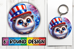 Timeless Round Coasters Design PNG, USA Animals Product Image 1