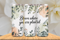 Positive Affirmations 20oz Tumbler wrap Inspirational Quotes Product Image 1