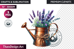Lavender Clipart PNG, Purple flower arrangement sublimation Product Image 1