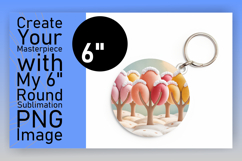 Bright Keychain Circle PNG Artwork , Holiday Product Image 1