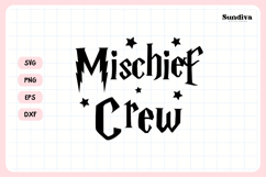 Wizard Bachelorette Party Saying SVG | Mischief Crew Product Image 4