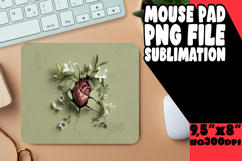 Bright Desk Pad Designs for Gifts, 3D Heart Product Image 1