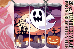 PRESENT OF HAPPINESS 20oz TUMBLER WRAP, Ghost Product Image 1