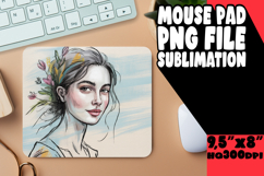 Sweet Mouse Pad Ideas for Gifts, Beauty Woman Product Image 1