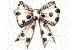 Western Style Bow PNG, Cute Cowboy, Cowgirl Coquette Png Product Image 5